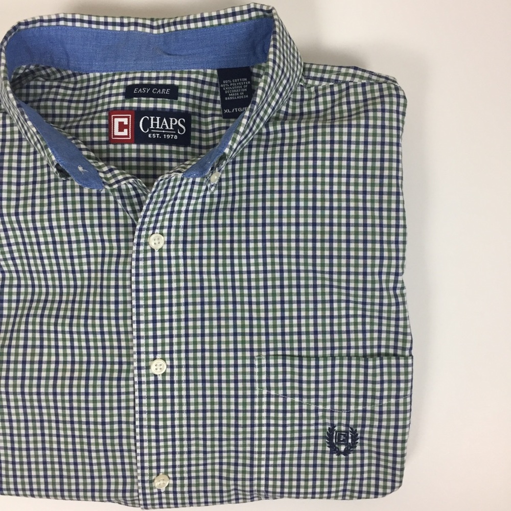 Chaps easy care long sleeve button down size XL